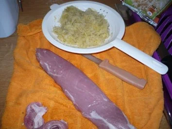 Aber.... Das Schwein friert .....ich gebe ihm ein Mantel. - Rezept