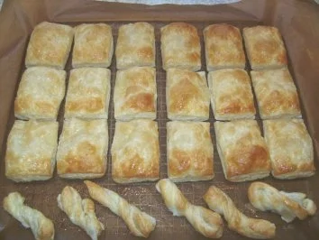 Rezept: Blätterteigtaschen Blätterteigtaschen - Rezept