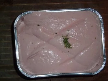 Rezept: Beilage: Kartoffelpüree mit Zwiebelstroh und Schinken Bild Nr. 2 Beilage: Kartoffelpüree mit Zwiebelstroh und Schinken - Rezept - Bild Nr. 2