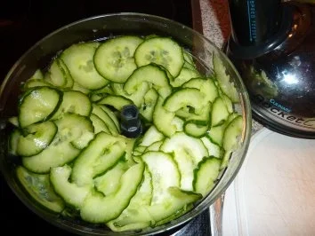 Rezept: Beilage: Kartoffelpüree mit Zwiebelstroh und Schinken Bild Nr. 3 Beilage: Kartoffelpüree mit Zwiebelstroh und Schinken - Rezept - Bild Nr. 3