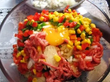 Rezept: Hackbraten - bunt ... Bild Nr. 2 Hackbraten - bunt ... - Rezept - Bild Nr. 2