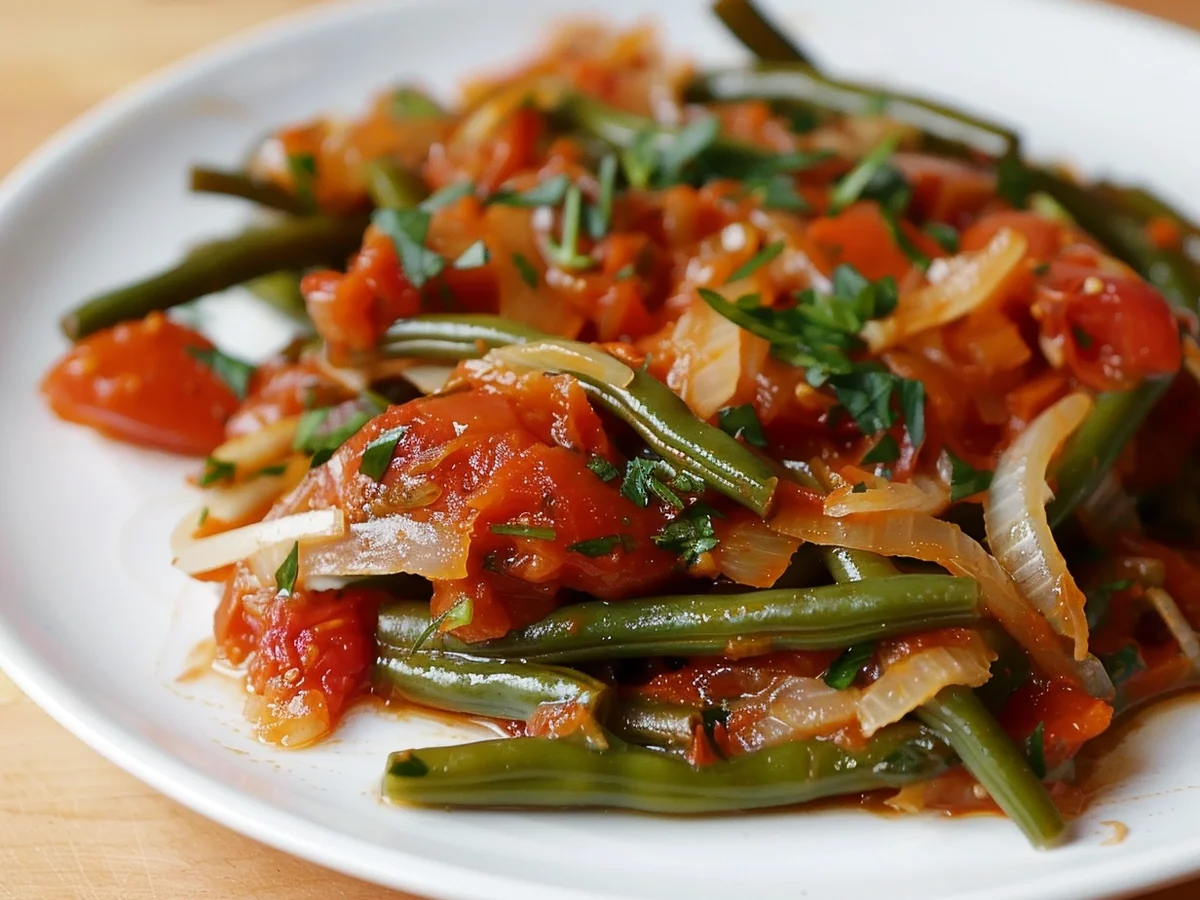 Bohnen-Tomaten Gemüse - Rezept - Bild Nr. 2