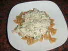 Vollkornfarfalle mit Frischkäsesauce - Rezept