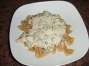 Vollkornfarfalle mit Frischkäsesauce - Rezept