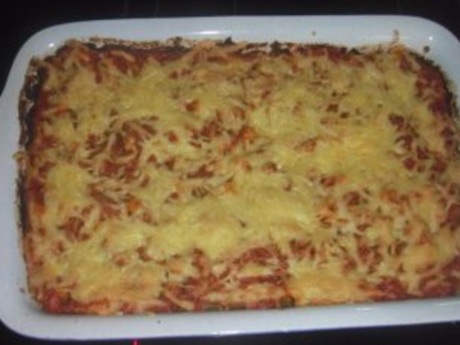 Tomatiger Thunfisch Nudelauflauf - einfach - 107 kcal/100g