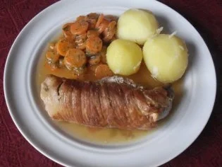 Schweinsrouladen Cordon Bleu - Rezept
