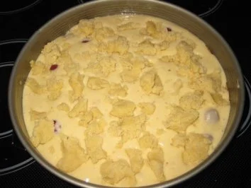 Krokantpudding-Kirsch-Streuselkuchen - Rezept - Bild Nr. 8