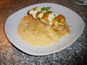 Hähnchenbrust mit feinen Weißkohlgemüse - Rezept