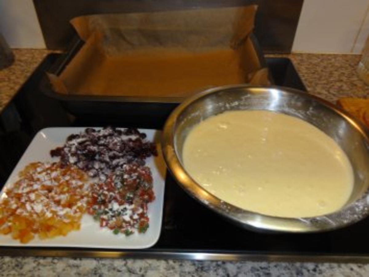 Blechkuchen mit Trockenfrüchten - Rezept - Bild Nr. 3