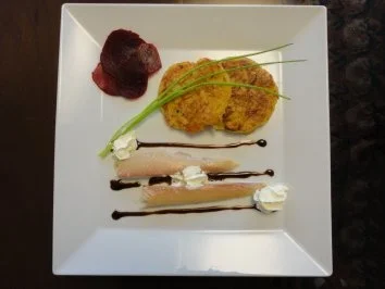 Käse Rösti  mit geräuchertem Saibling - Rezept - Bild Nr. 8