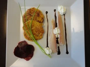 Käse Rösti  mit geräuchertem Saibling - Rezept - Bild Nr. 9