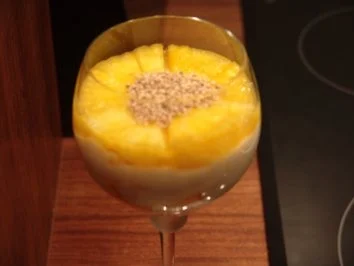 Ananas-Sonne im Glas - Rezept