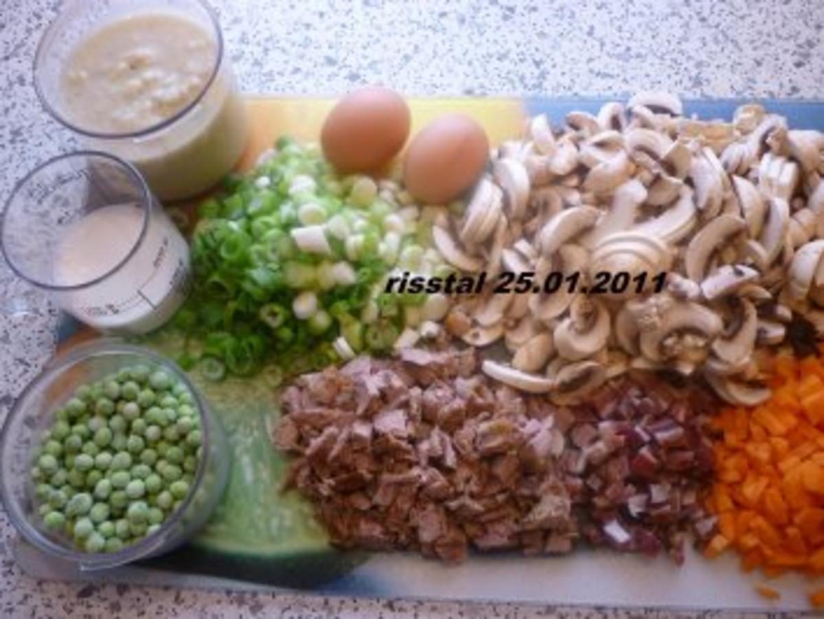 Nudelauflauf mit Putenfleisch und Gemüse - Rezept - Bild Nr. 2