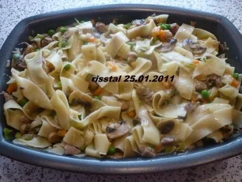 Rezept: Nudelauflauf mit Putenfleisch und Gemüse Bild Nr. 7 Nudelauflauf mit Putenfleisch und Gemüse - Rezept - Bild Nr. 7