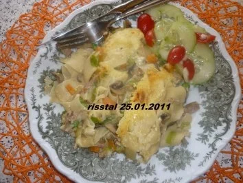 Rezept: Nudelauflauf mit Putenfleisch und Gemüse Bild Nr. 8 Nudelauflauf mit Putenfleisch und Gemüse - Rezept - Bild Nr. 8