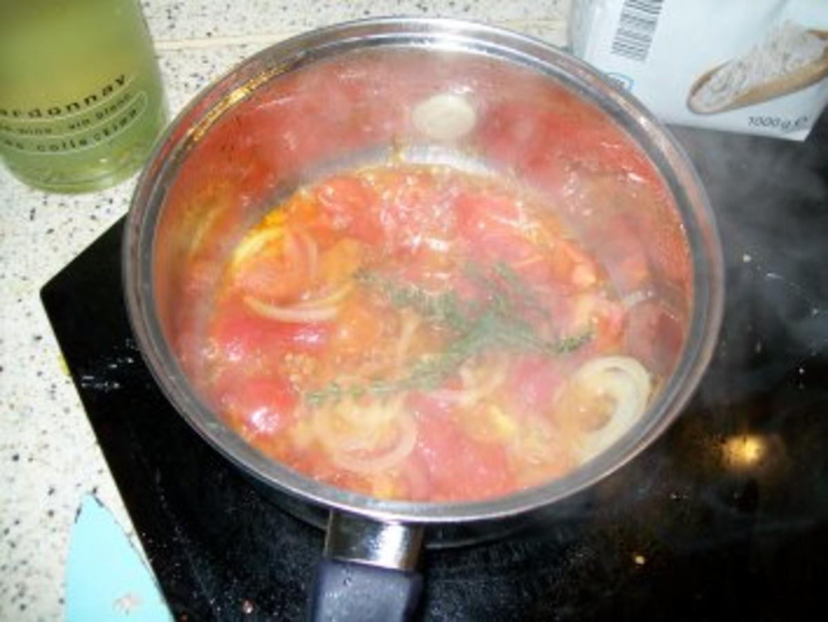 Rotbarschfilet auf Tomatenkompott - Rezept - Bild Nr. 3