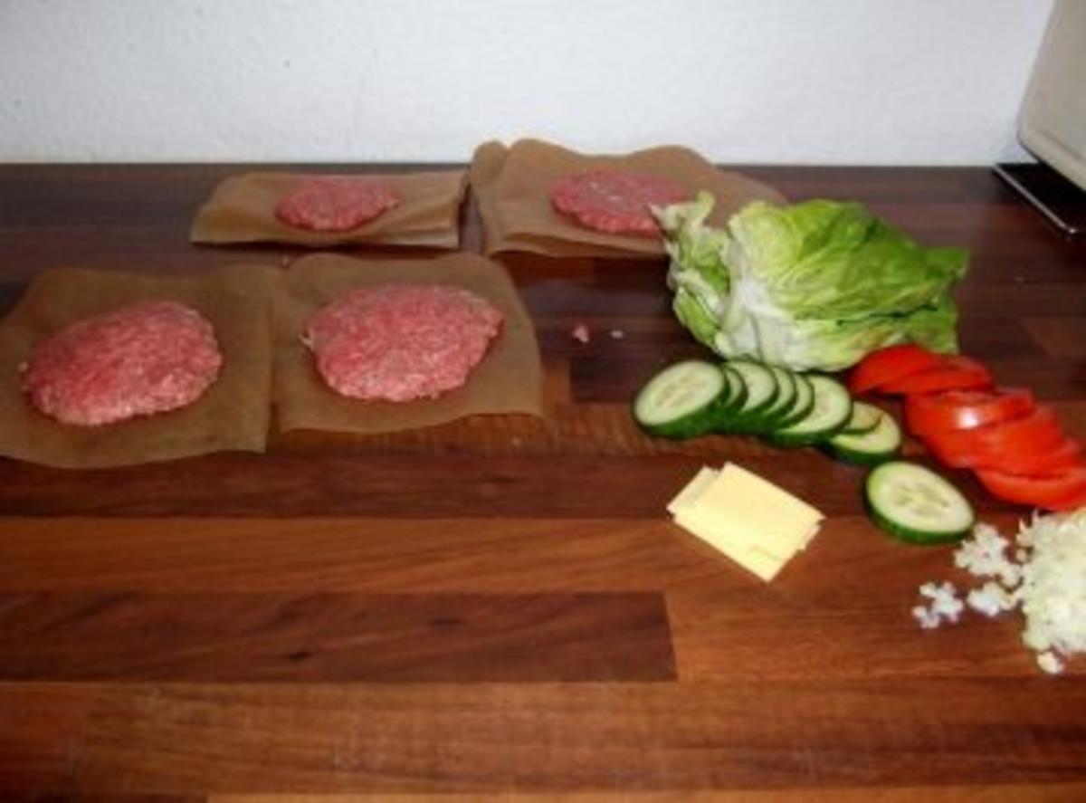 Juicy Lucy Cheese Burger Verdammt lecker! - Rezept - Bild Nr. 4