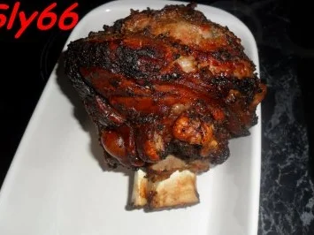 Rezept: Fleischgerichte:Gebratene Haxe nach Sly´s Art Fleischgerichte:Gebratene Haxe nach Sly´s Art - Rezept