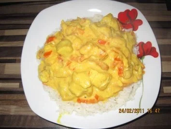 Fruchtig-cremige Currypfanne - Rezept