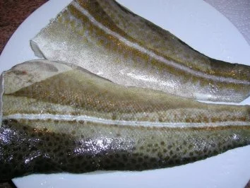 Skreifilet auf Apfel-Sauerkraut und Kartoffelstampf (ungewöhnlich aber total lecker) - Rezept - Bild Nr. 3