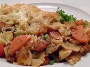 Farfalle-Auflauf mit Putenfilet... - Rezept