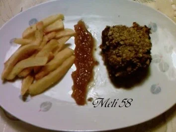 Geflügel/ Wild: Hirschmedaillons mit Maronenkruste - Rezept