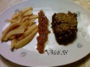 Geflügel/ Wild: Hirschmedaillons mit Maronenkruste - Rezept