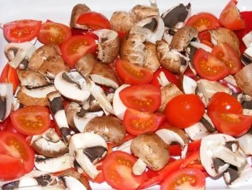 Rezept: Schafskäse auf Gemüsebett aus dem Ofen Bild Nr. 3 Schafskäse auf Gemüsebett aus dem Ofen - Rezept - Bild Nr. 3