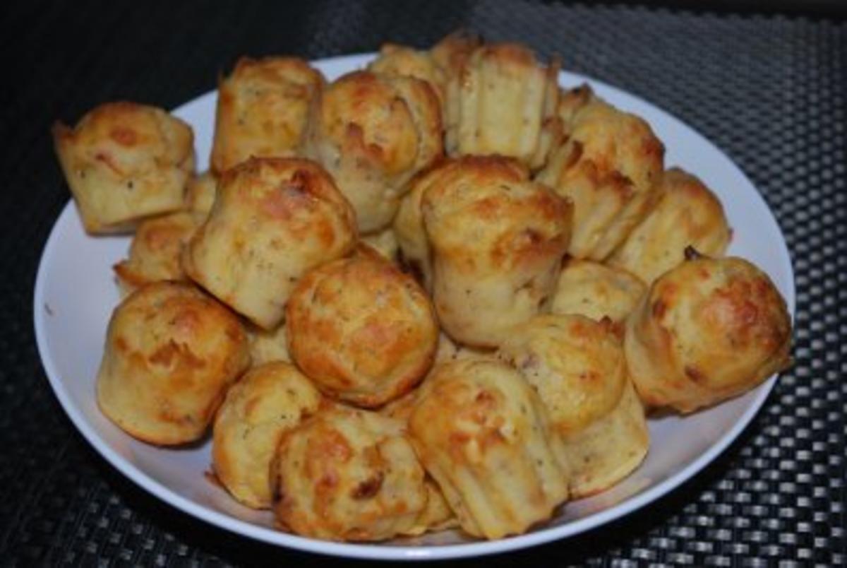 Pikante Mini-Muffins - Rezept