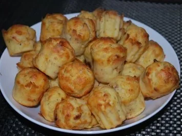 Pikante Mini-Muffins - Rezept