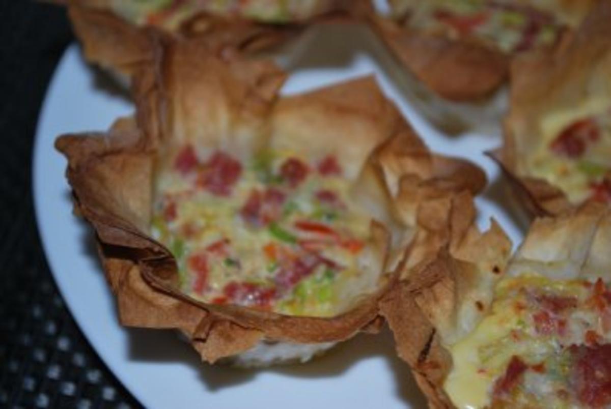 Pikante Filo-Muffins - Rezept