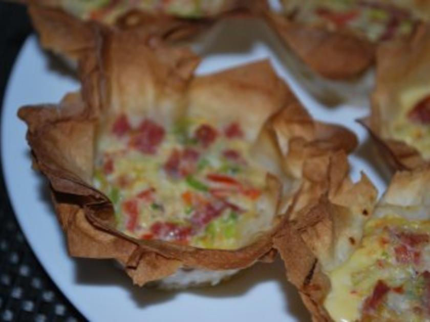 Pikante Filo-Muffins - Rezept mit Bild - kochbar.de