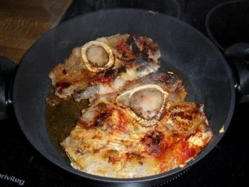 Resteverwertung: Rinderbeinscheiben geschmort mit Rahmwirsing - Rezept - Bild Nr. 5