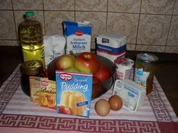 Apfelkuchen mit Sahnepudding - Besuch hat sich angekündigt - Rezept