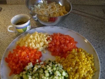 Bunter Nudelsalat nach Weight Watchers - Rezept - Bild Nr. 2