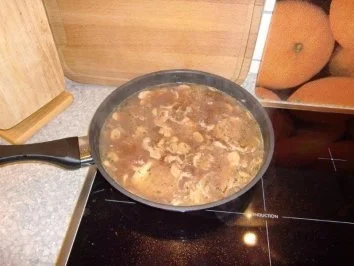 Rezept: Schnitzel mit Pilze Bild Nr. 5 Schnitzel mit Pilze - Rezept - Bild Nr. 5