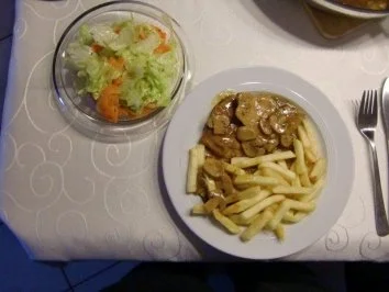 Rezept: Schnitzel mit Pilze Bild Nr. 6 Schnitzel mit Pilze - Rezept - Bild Nr. 6