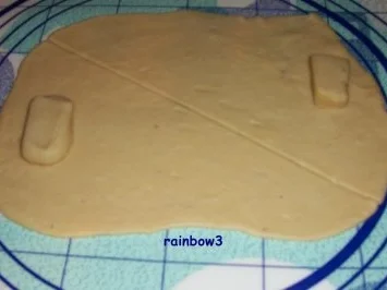 Backen: Marzipan-Schoko-Hörnchen - Rezept - Bild Nr. 2