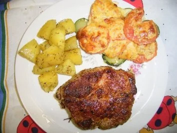 Tomaten-Zucchini Gratin - Rezept