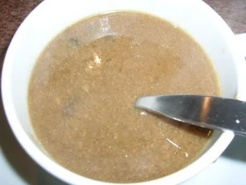 Hähnchen, gefüllt mit Maronen, Steinpilzen, Wurstbrät und gewürzt mit Trüffelöl (saulecker - Rezept - Bild Nr. 9