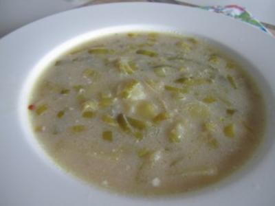 Rezept: Kartoffel-Lauch-Suppe Kartoffel-Lauch-Suppe - Rezept
