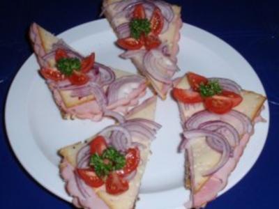 Sandwich - Brotzeit - Rezept