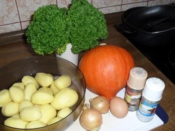 Rezept: Kartoffeln-Kürbis-Röstis Kartoffeln-Kürbis-Röstis - Rezept