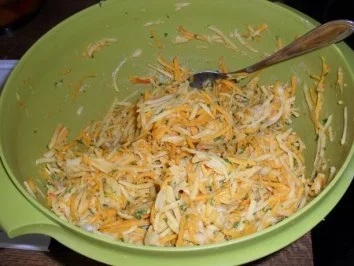 Rezept: Kartoffeln-Kürbis-Röstis Bild Nr. 5 Kartoffeln-Kürbis-Röstis - Rezept - Bild Nr. 5