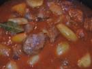 Stifado - griechisches Kalbsgulasch - Rezept