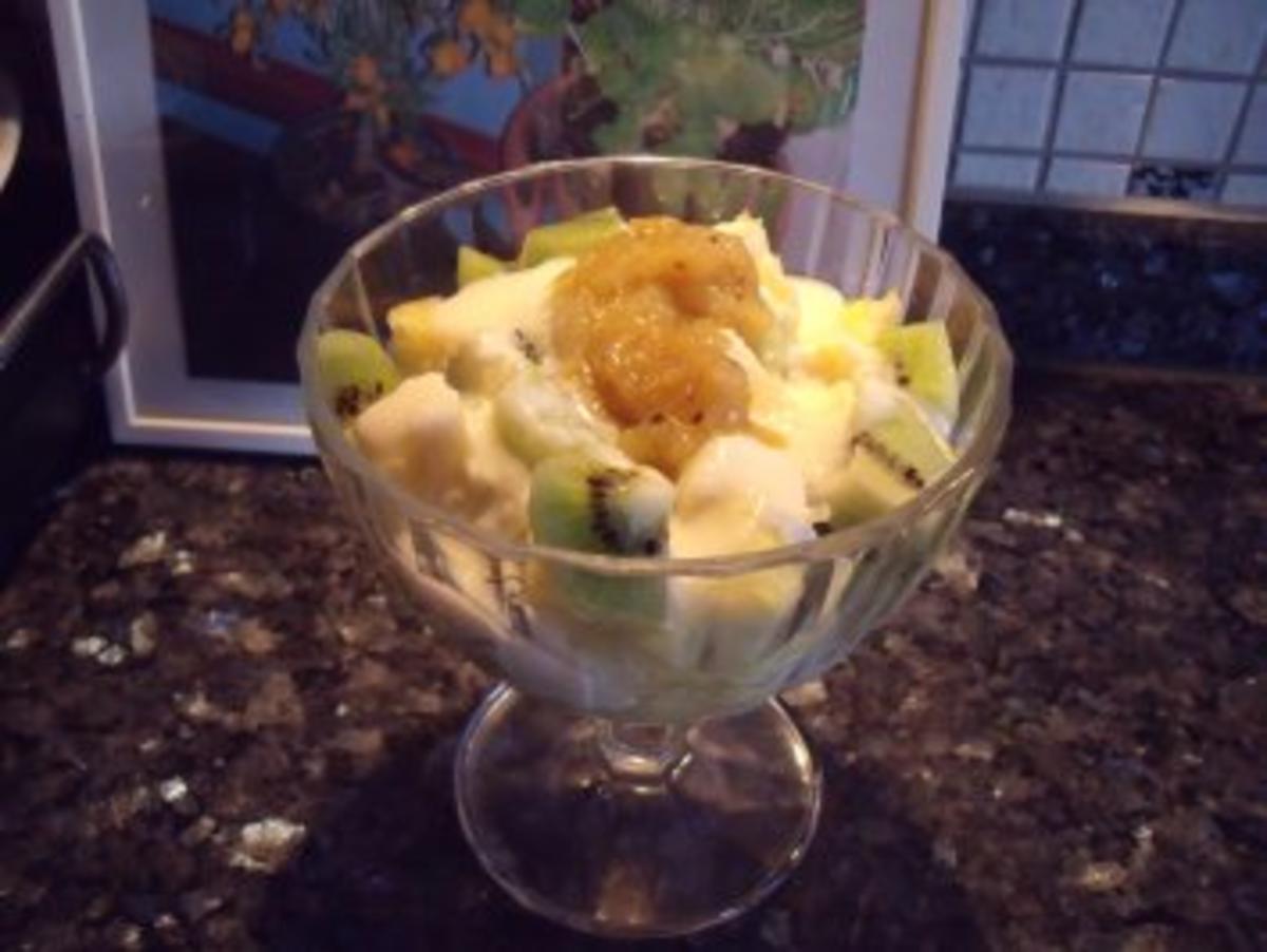 Dessert: Ananas-Kokos-Joghurt - Rezept