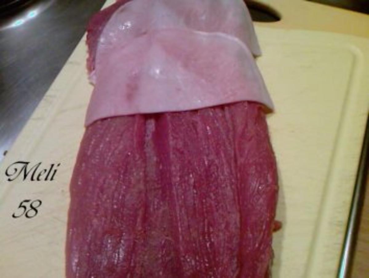 Fleisch: Cordon Bleu aus dem Schweinefilet an  Currysoße - Rezept - Bild Nr. 2