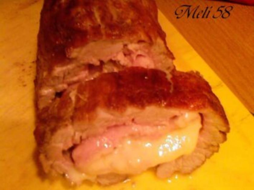 Fleisch: Cordon Bleu aus dem Schweinefilet an Currysoße - Rezept ...