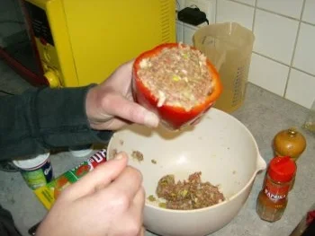 Rezept: gefüllte Paprikaschoten Bild Nr. 7 gefüllte Paprikaschoten - Rezept - Bild Nr. 7