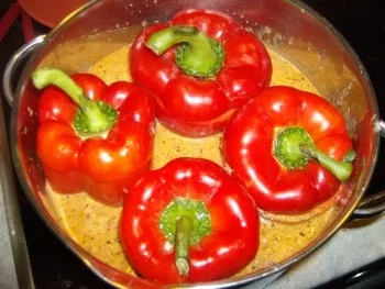 Rezept: gefüllte Paprikaschoten Bild Nr. 8 gefüllte Paprikaschoten - Rezept - Bild Nr. 8
